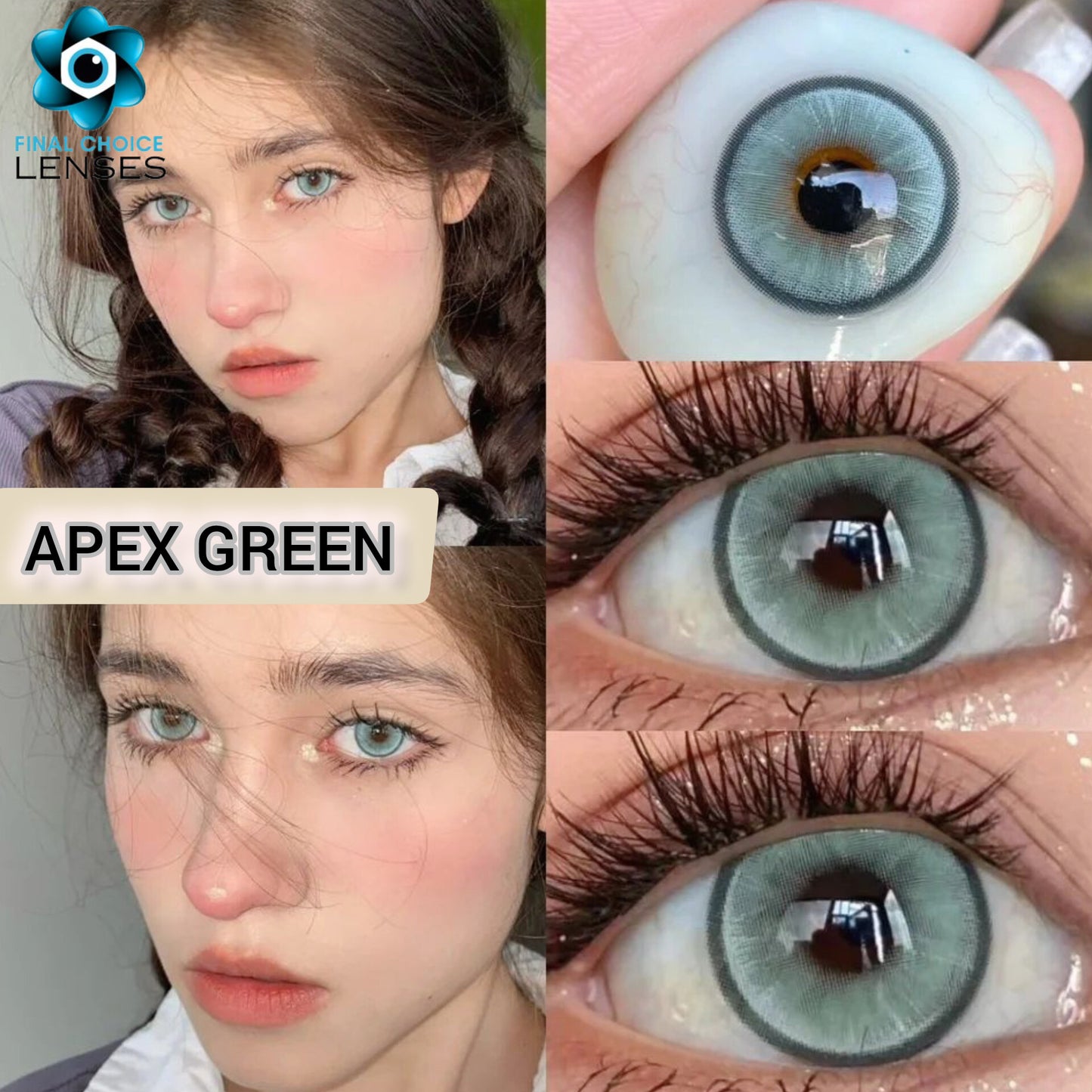 APEX GREEN (PREMIUM QUALITY LENSES