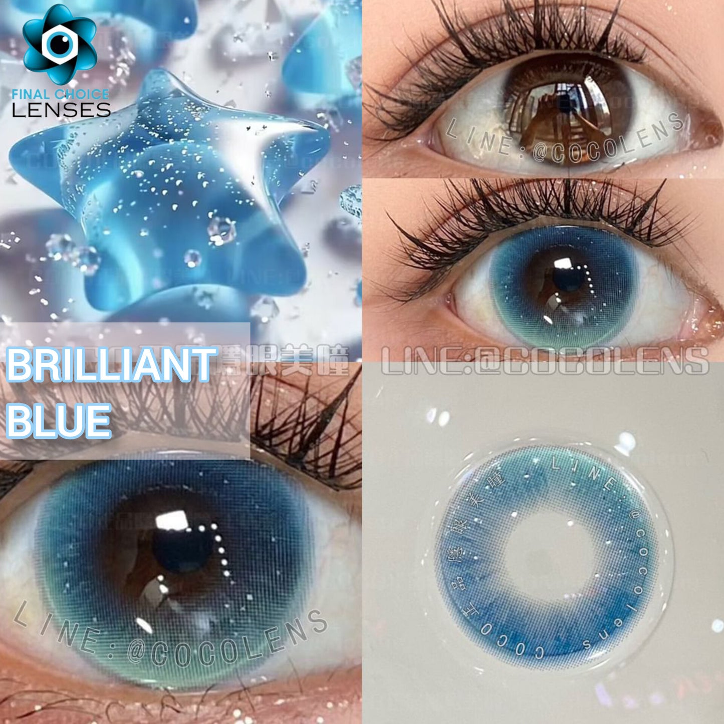 BRILLIANT BLUE (PREMIUM QUALITY LENSES