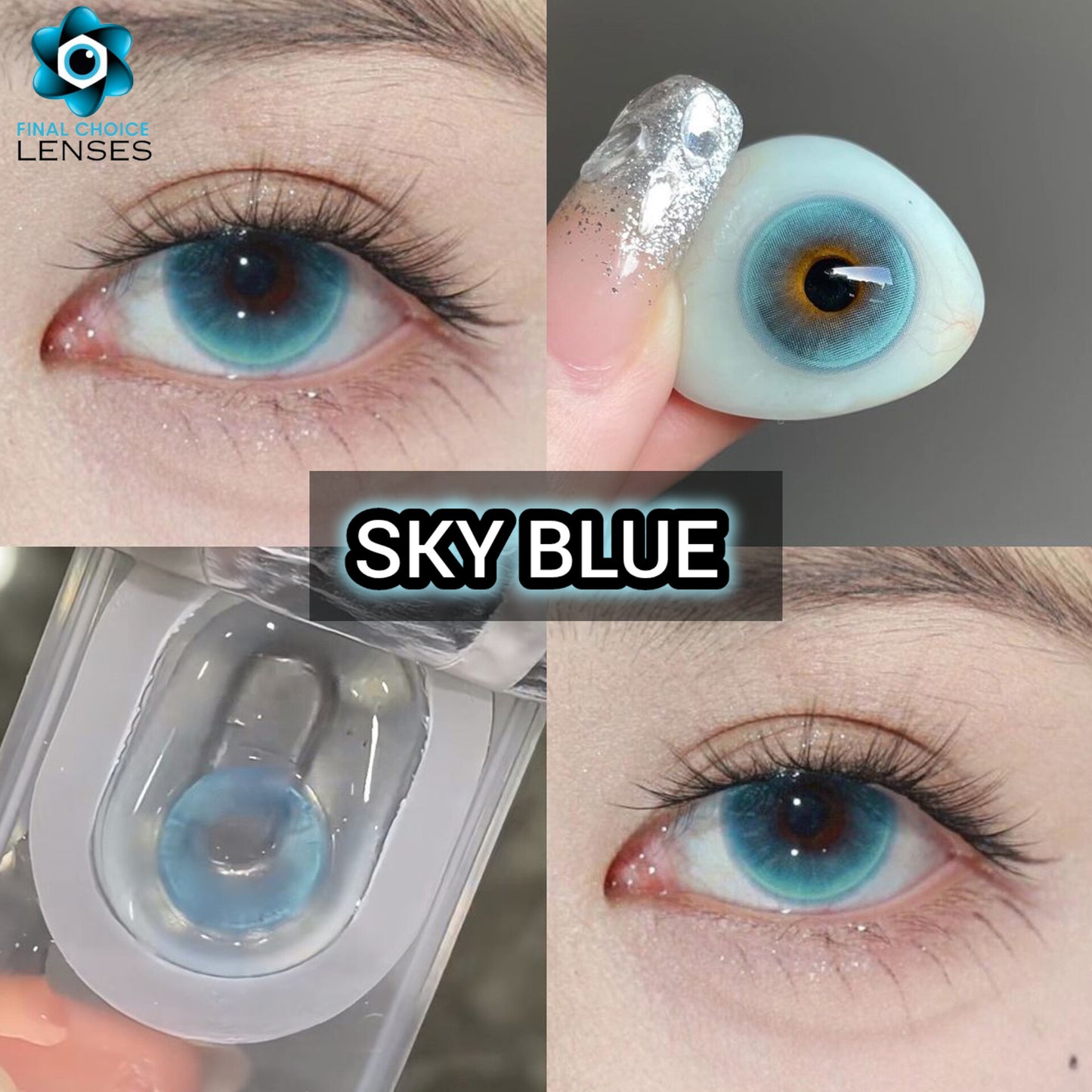SKYBLUE 💙(PREMIUM QUALITY LENSES