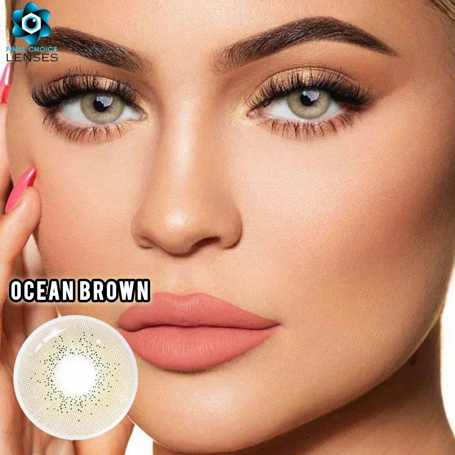 OCEAN BROWN(PREMIUM QUALITY LENSES