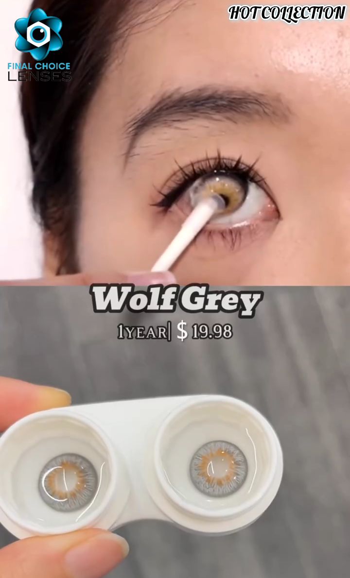 WOLF GRAY 🩶🏳️ (PREMIUM QUALITY LENSES