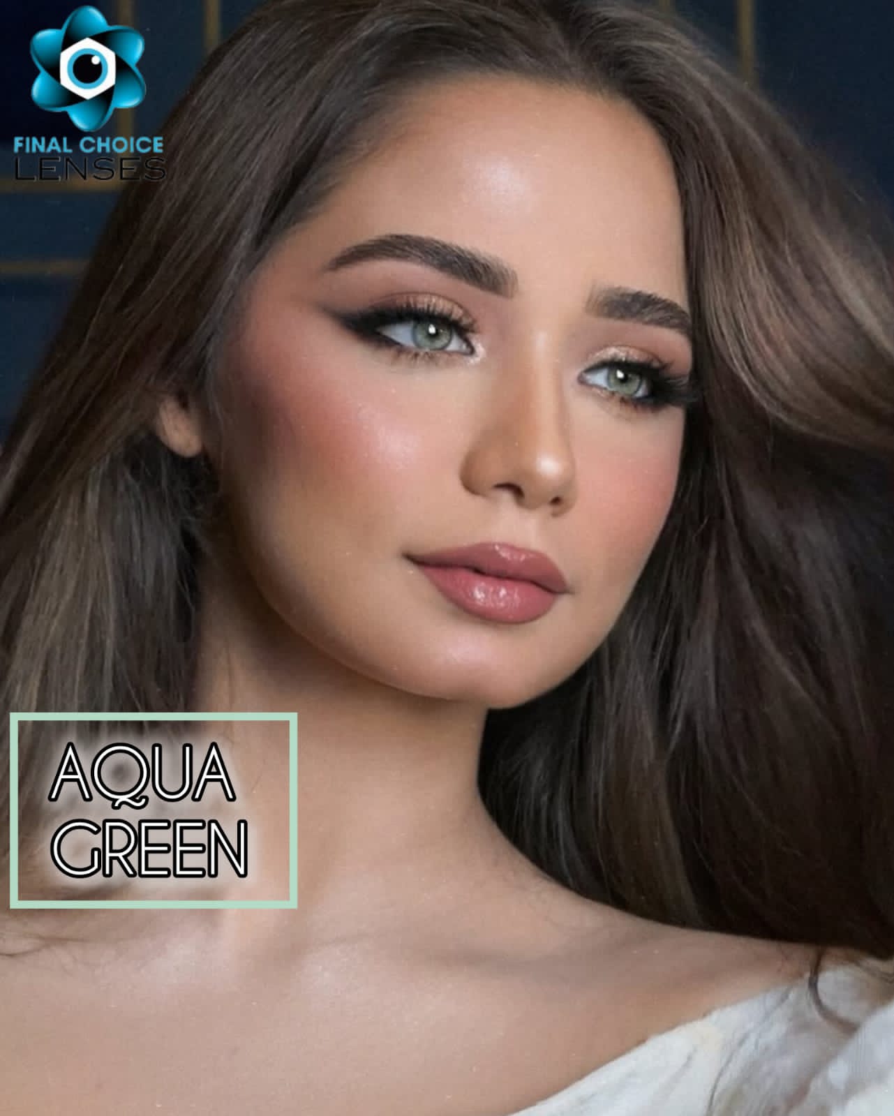 AQUA GREEN 💚 (PREMIUM QUALITY LENSES