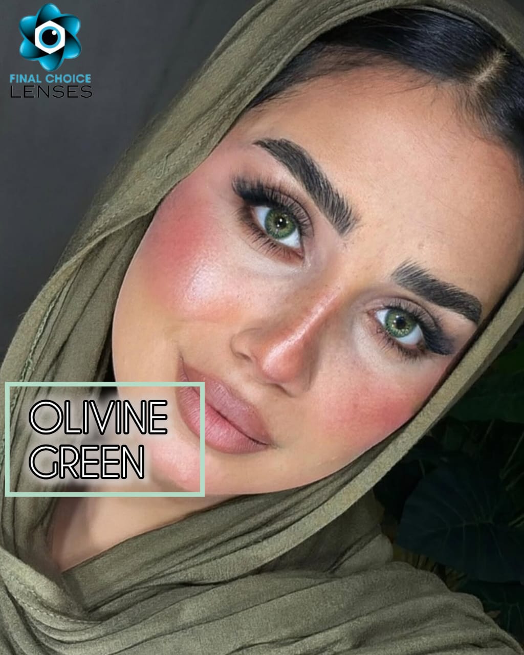 OLIVINE GREEN (PREMIUM QUALITY LENSES