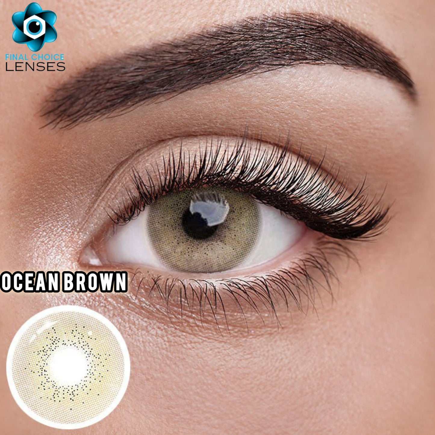OCEAN BROWN(PREMIUM QUALITY LENSES