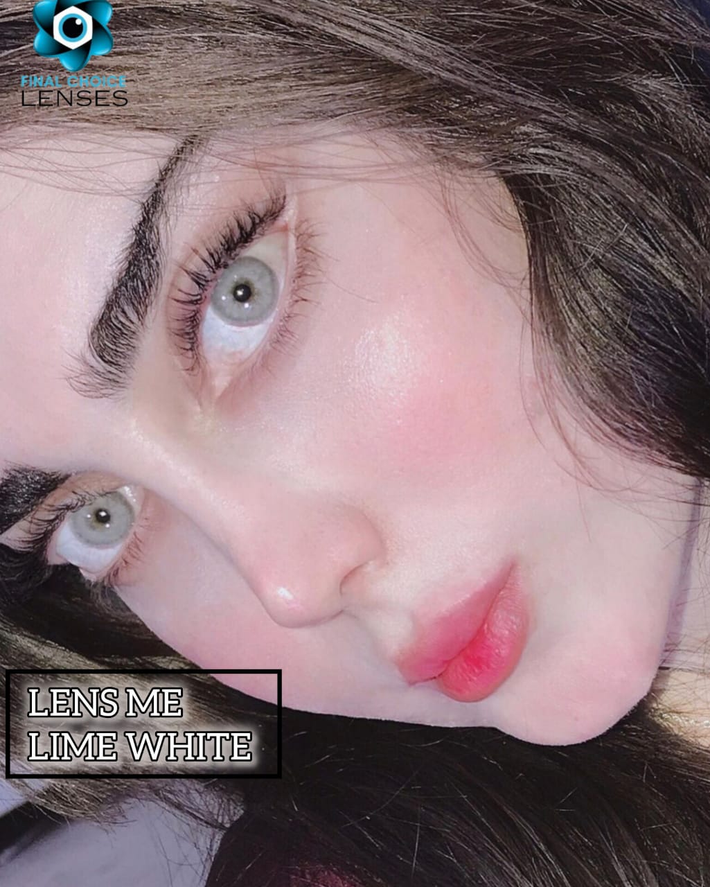 LENS ME LIME WHITE (PREMIUM QUALITY LENSES