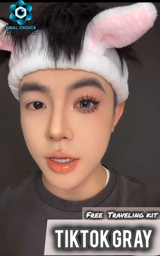 TIKTOK GRAY 🩶🩶(PREMIUM QUALITY LENSES