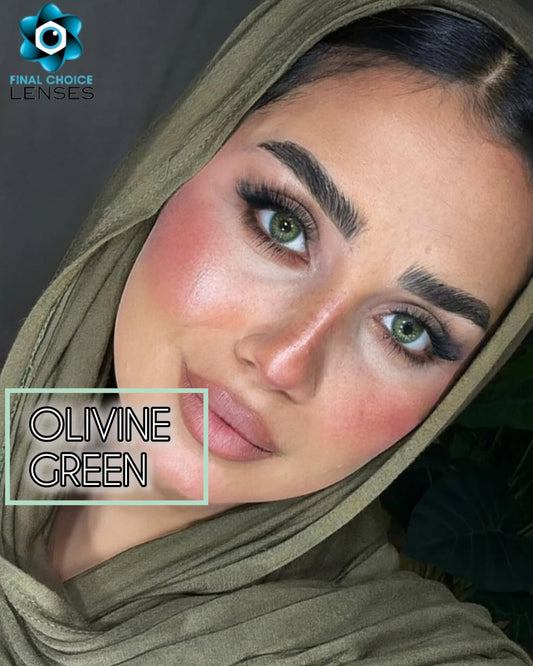 OLIVINE GREEN (PREMIUM QUALITY LENSES