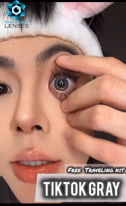 TIKTOK GRAY 🩶🩶(PREMIUM QUALITY LENSES