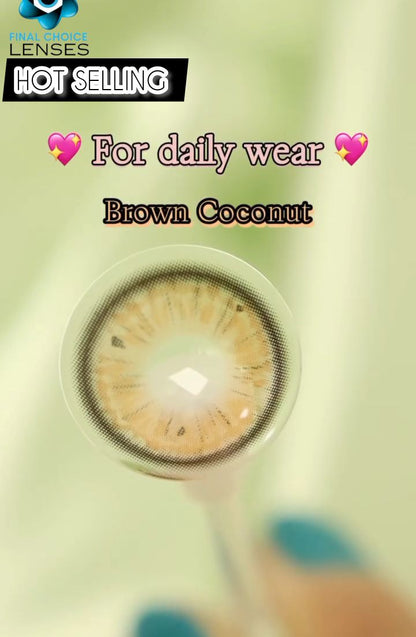 BROWN COCONUT🤎🥥 (PREMIUM QUALITY LENSES